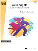 Cover icon of Latin Nights sheet music for piano four hands by Eugenie Rocherolle, intermediate skill level