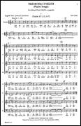 Cover icon of Mizmorei T'hilim sheet music for choir (SATB: soprano, alto, tenor, bass) by Tzvi Avni, intermediate skill level