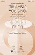 Cover icon of 'Til I Hear You Sing (arr. Mac Huff) sheet music for choir (TTBB: tenor, bass) by Andrew Lloyd Webber, Mac Huff and Glenn Slater, intermediate skill level