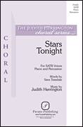 Cover icon of Stars Tonight sheet music for choir (SATB: soprano, alto, tenor, bass) by Judith Herrington and Sara Teasdale, intermediate skill level