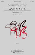 Cover icon of Ave Maria (ed. Samuel Barber) sheet music for choir (SATB: soprano, alto, tenor, bass) by Josquin de Prez and Samuel Barber, classical score, intermediate skill level