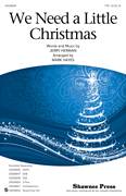 Cover icon of We Need A Little Christmas (from Mame) (arr. Mark Hayes) sheet music for choir (TTBB: tenor, bass) by Jerry Herman and Mark Hayes, intermediate skill level