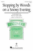 Cover icon of Stopping By Woods On A Snowy Evening sheet music for choir (3-Part Mixed) by Audrey Snyder and Robert Frost, intermediate skill level