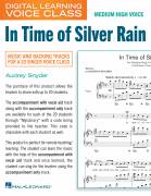 Cover icon of In Time Of Silver Rain (Medium High Voice) (includes Audio) sheet music for voice and piano (Medium High Voice) by Audrey Snyder and Langston Hughes, intermediate skill level