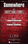 Cover icon of Somewhere (from West Side Story) (arr. William Jonson) sheet music for choir (SSA: soprano, alto) by Leonard Bernstein & Stephen Sondheim, William Jonson, Leonard Bernstein and Stephen Sondheim, intermediate skill level