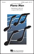 Cover icon of Piano Man sheet music for choir (SATB: soprano, alto, tenor, bass) by Billy Joel and Philip Lawson, intermediate skill level