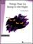 Things That Go Bump In The Night piano solo sheet music
