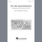 Cover icon of To Sit And Dream sheet music for orchestra/band (oboe 1,2) by Rosephanye Powell and Langston Hughes, intermediate skill level