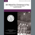 Cover icon of All I Want For Christmas Is You (arr. Larry Triplett) sheet music for choir (TTBB: tenor, bass) by Mariah Carey, Larry Triplett and Walter Afanasieff, intermediate skill level