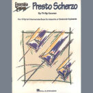 Cover icon of Presto Scherzo (from Presto Scherzo) (for 2 pianos) sheet music for piano four hands by Phillip Keveren, classical score, intermediate skill level