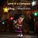 Cover icon of Love Is A Compass (Disney supporting Make-A-Wish) sheet music for voice, piano or guitar by Griff, Parkwild and Sofia Quinn, intermediate skill level