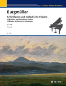 Cover icon of By a Fountain, Op. 105 No. 6 sheet music for piano solo by Friedrich Johann Franz Burgmuller, classical score, intermediate/advanced skill level