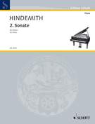 Cover icon of Sonata No. 2 sheet music for piano solo by Paul Hindemith, classical score, easy/intermediate skill level