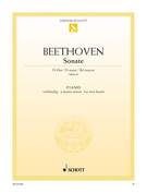 Cover icon of Sonata facile in D major, Op. 6 sheet music for piano four hands by Ludwig van Beethoven, classical score, easy skill level