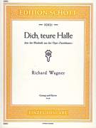 Dich, teure Halle, from the opera 'Tannhauser', WWV 70 for soprano and piano - easy opera sheet music