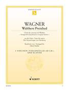 Cover icon of Walther's Preislied, from the opera "Die Meistersinger von Nürnberg", WWV 96 sheet music for two violins (cello ad lib.) and piano by Richard Wagner, classical score, advanced skill level