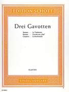 Cover icon of Three Gavottes sheet music for piano solo by Francois Couperin, classical score, easy/intermediate skill level