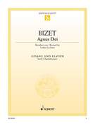 Cover icon of Agnus Dei (L'Arlesienne) sheet music for soprano and piano by Georges Bizet, classical score, easy/intermediate skill level