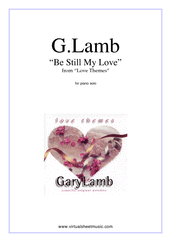 Cover icon of Be Still My Love sheet music for piano solo by Gary Lamb, easy/intermediate skill level