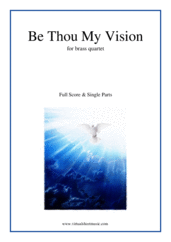 Cover icon of Be Thou My Vision sheet music for brass quartet, intermediate skill level