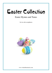 Easter Collection - Easter Hymns and Tunes for two alto saxophones - intermediate lyra davidica sheet music