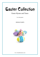 Cover icon of Easter Collection - Easter Hymns and Tunes (COMPLETE) sheet music for wind quartet, intermediate skill level