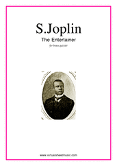 Cover icon of The Entertainer (parts) sheet music for brass quintet by Scott Joplin, classical score, intermediate skill level