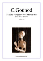 Cover icon of Funeral March of a Marionette sheet music for piano solo by Charles Gounod, classical score, intermediate/advanced skill level