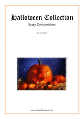 Halloween Collection for two flutes - modest petrovic mussorgsky duets sheet music