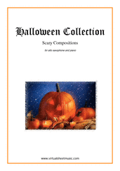 Cover icon of Halloween Sheet Music for alto saxophone and piano, classical score, intermediate/advanced skill level