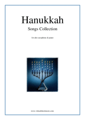 Cover icon of Hanukkah Songs Collection (Chanukah songs) sheet music for alto saxophone and piano, easy skill level