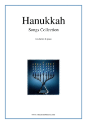 Cover icon of Hanukkah Songs Collection (Chanukah songs) sheet music for clarinet and piano, easy skill level