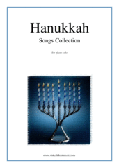 Hanukkah Songs Collection (Chanukah songs) for piano solo - easy winter sheet music