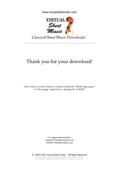 free Easy Study No.6 for piano solo - classical etude sheet music