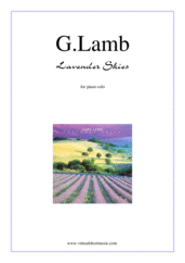 Cover icon of Lavender Skies sheet music for piano solo by Gary Lamb, intermediate skill level