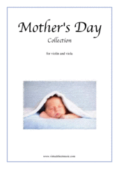 Mother's Day Collection, sweet and amusing compositions for violin and viola - pietro domenico paradisi violin sheet music