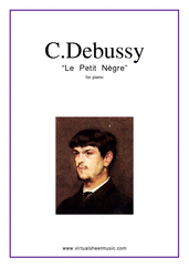 Cover icon of Le Petit Negre sheet music for piano solo by Claude Debussy, classical score, easy skill level