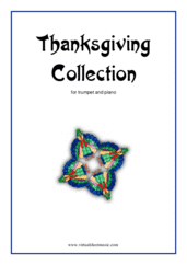 Cover icon of Thanksgiving Collection sheet music for trumpet and piano, easy skill level