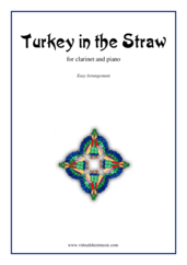 Cover icon of Turkey in the Straw sheet music for clarinet and piano, easy skill level
