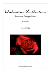 Cover icon of Valentine Sheet Music (f.score) for string trio, classical score, intermediate/advanced skill level