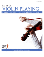 Cover icon of Basics of Violin Playing sheet music for violin by Fabrizio Ferrari, classical score, easy skill level