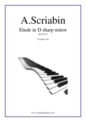 Alexander Scriabin: Etude in D# minor Op.8 No.12