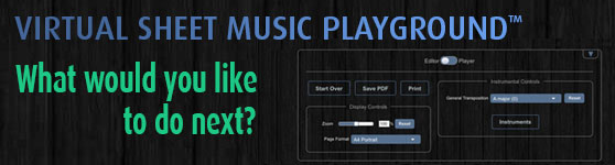 Piano Accompaniment Videos on Virtual Sheet Music