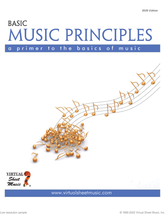 Basic Music Principles (NEW EDITION) sheet music for learning the basics of music by Fabrizio Ferrari, beginner skill level