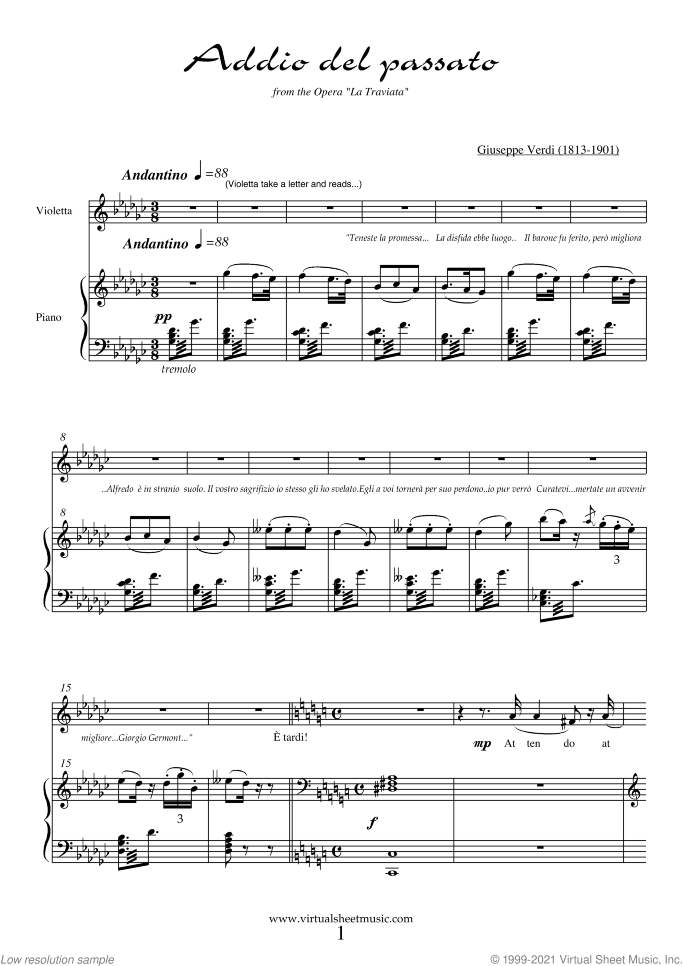 Four Soprano Arias sheet music for soprano and piano, classical score, intermediate skill level