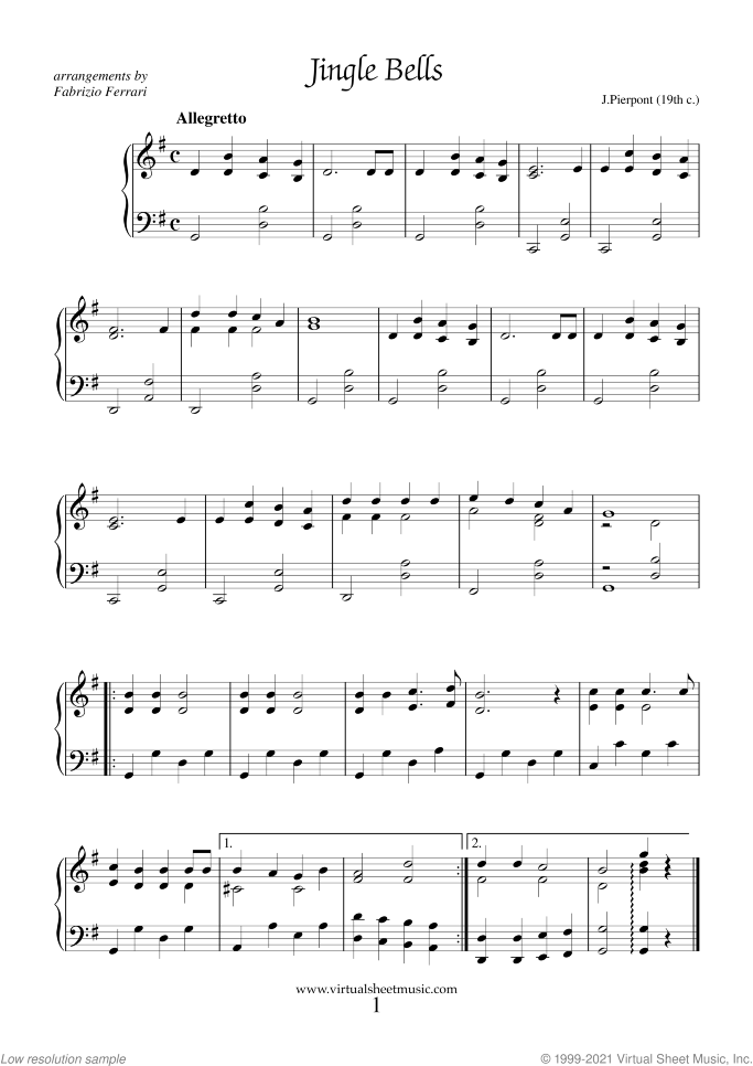 Christmas Sheet Music and Carols for harp solo, easy/intermediate skill level
