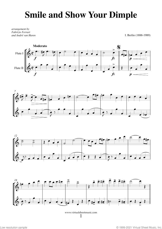 Easter Collection - Easter Hymns and Tunes sheet music for two flutes, easy duet