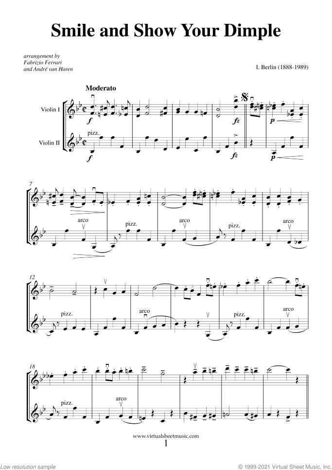 Easter Collection - Easter Hymns and Tunes sheet music for two violins, easy duet