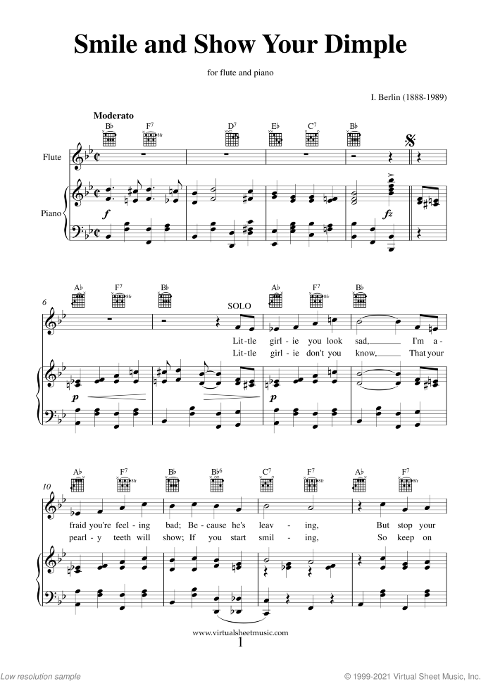 Easter Collection - Easter Hymns and Tunes sheet music for flute and piano, easy skill level