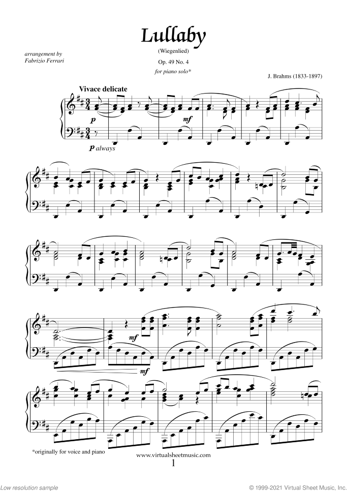 Mother's Day Collection sheet music for piano solo, classical score, intermediate skill level